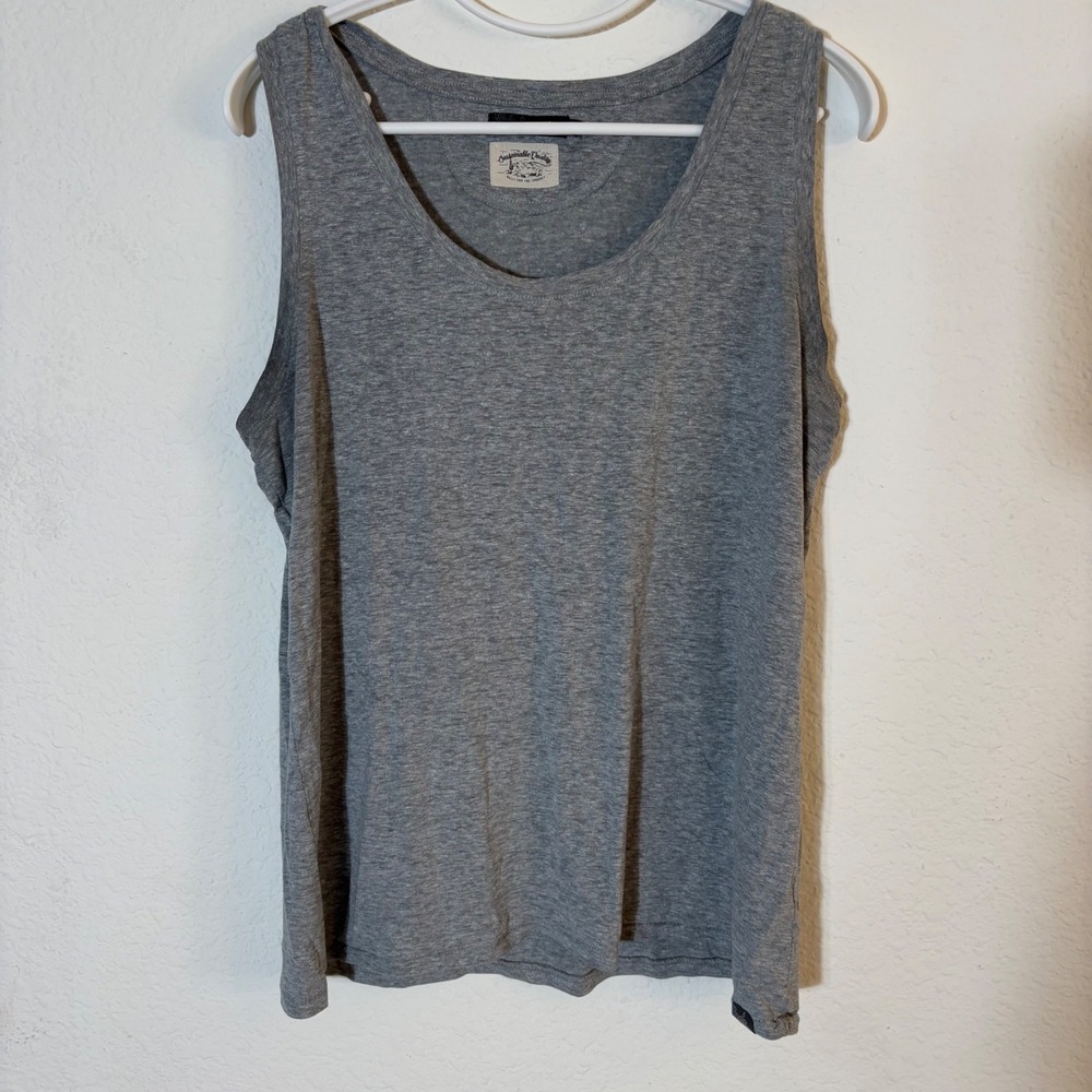 Prana Tank Top Size Large Grey